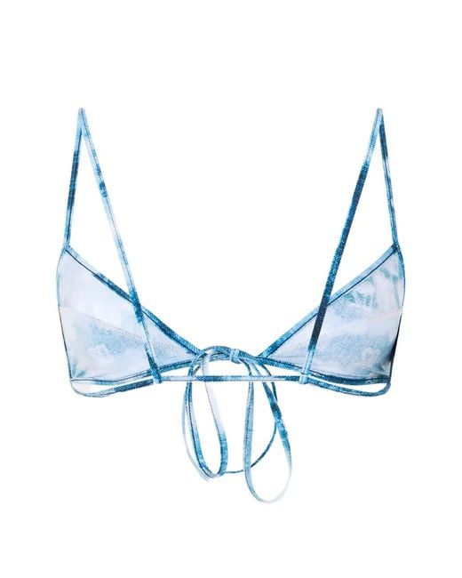 DSquared² Blue Haut Triangle D2 Monogramme
