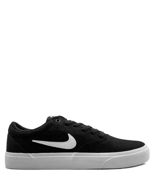 Nike Black Sb Charge Low-Top Sneakers