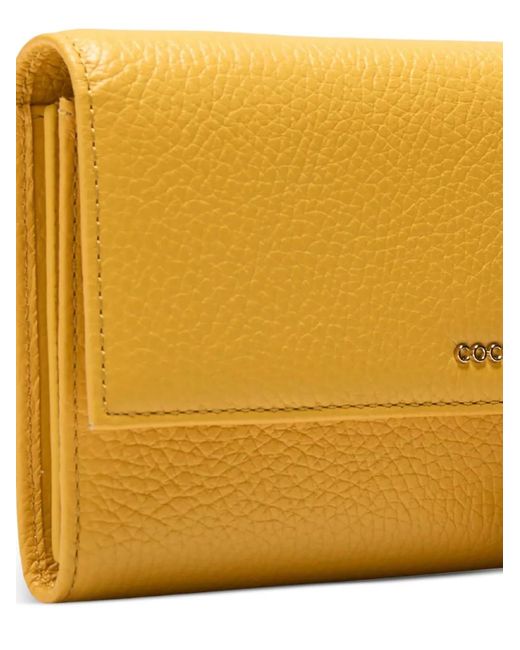 Coccinelle Yellow Metallic Wallet