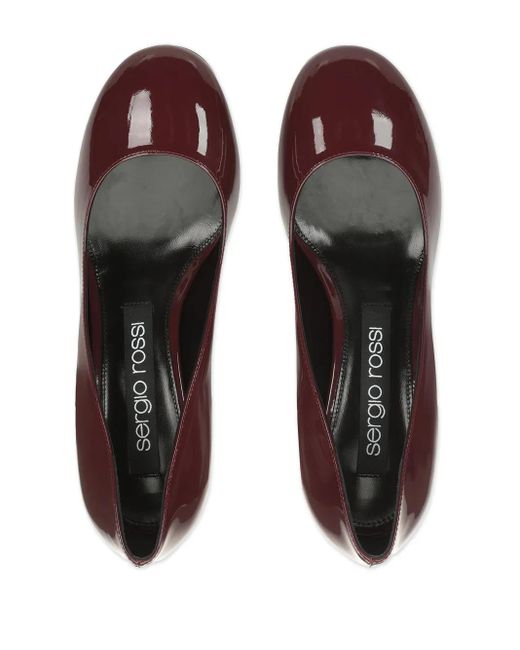 Sergio Rossi Brown 50Mm Sr Pilier Pumps