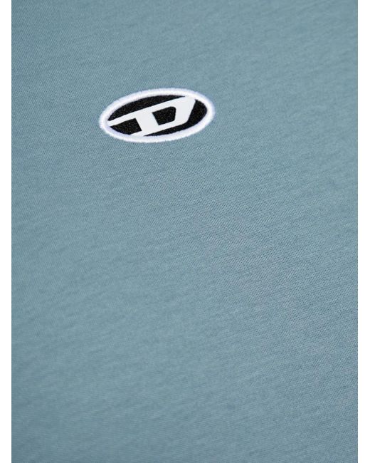 DIESEL Blue T-Adjust T-Shirt for men