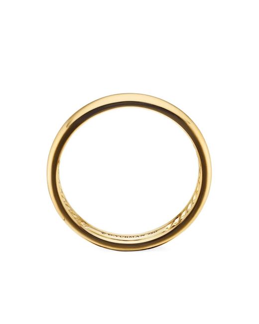 David Yurman White 18Kt Dy Classic Band Ring (3.5Mm) for men