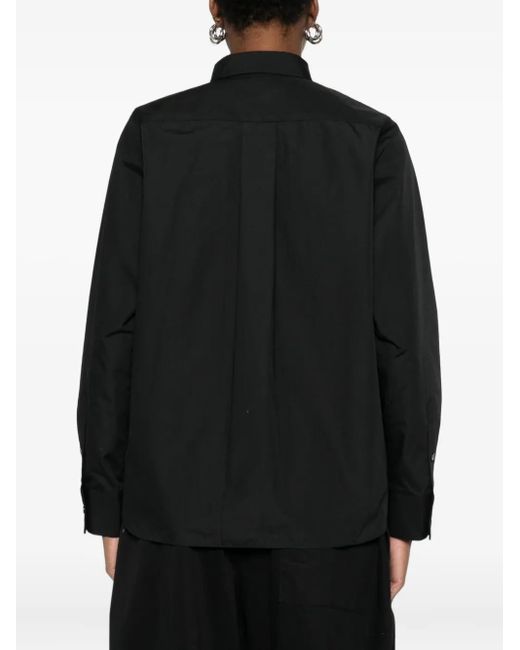 Sacai Black Long Sleeve Shirt