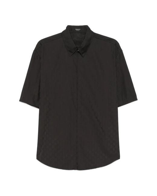 Gucci Black Zip-Up Shirt for men