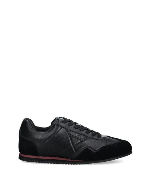 Guess Black Olmo Lace-Up Sneakers for men