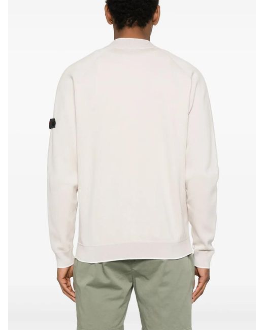 Peuterey White Zip-Up Cardigan for men