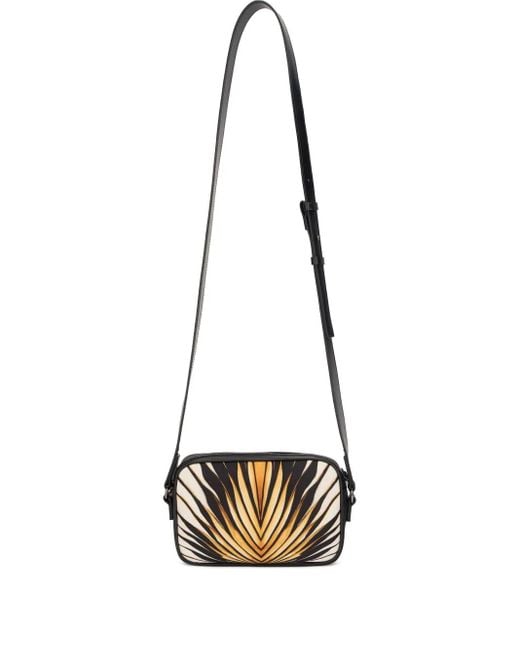 メンズ Roberto Cavalli Ray Of Gold カメラバッグ White