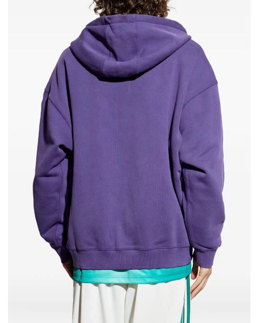 Hoodie Zippé À Patch Logo Adidas pour homme en coloris Purple