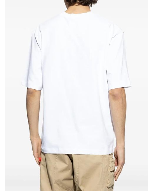 DSquared² White Cotton T-Shirt for men