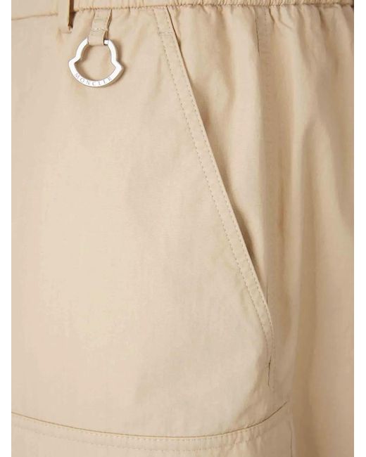 Moncler Cargo Shorts in het Natural voor heren