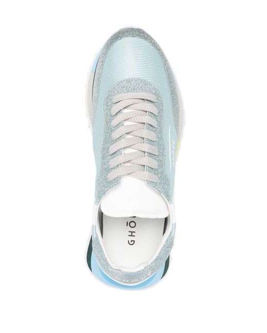 blue sparkly trainers