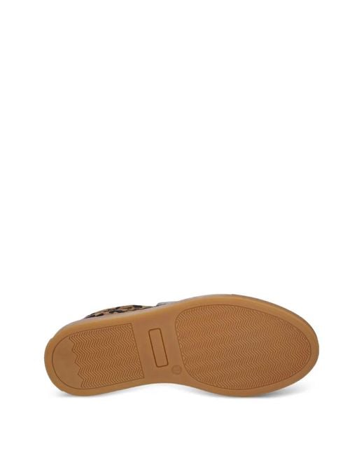 COPENHAGEN Brown Leopard-Print Sneakers