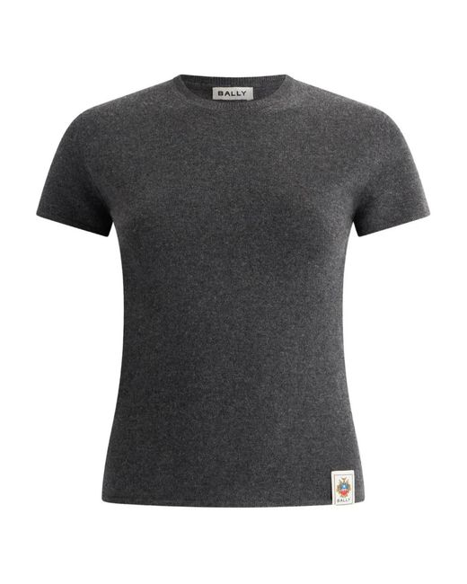 Camiseta Con Parche Del Logo Bally de color Black