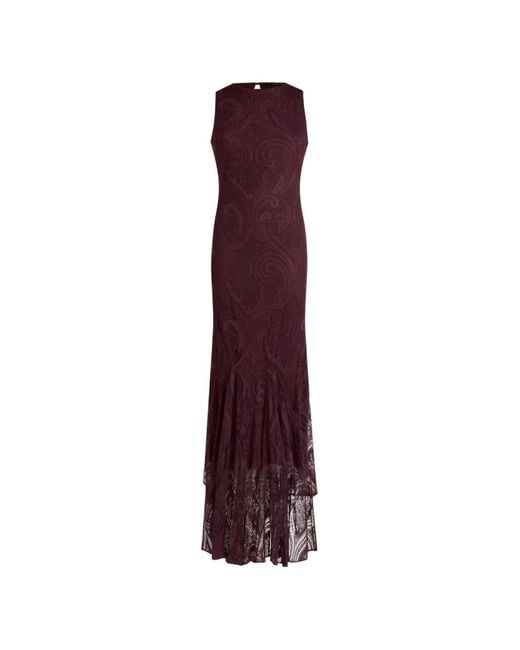 Etro Purple Long Dress