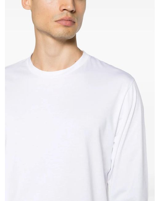 Sunspel White Crew-Neck Cotton T-Shirt for men