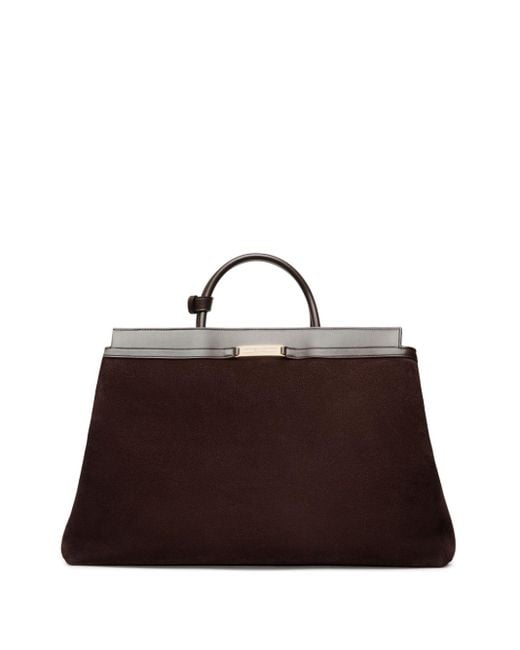 Bally Brown Deco Tote Bag for men