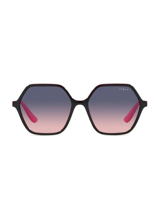 Vogue Eyewear Zonnebril Met Geometrisch Montuur in het Blue