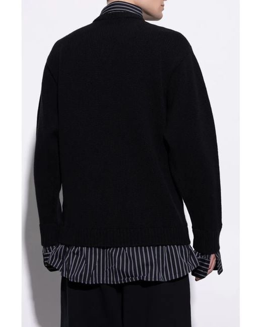 Balenciaga Blue Layered Sweater for men