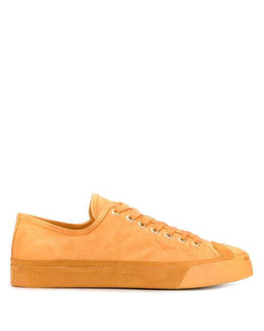 Converse Alcantara Sneakers in Orange for Men | Lyst