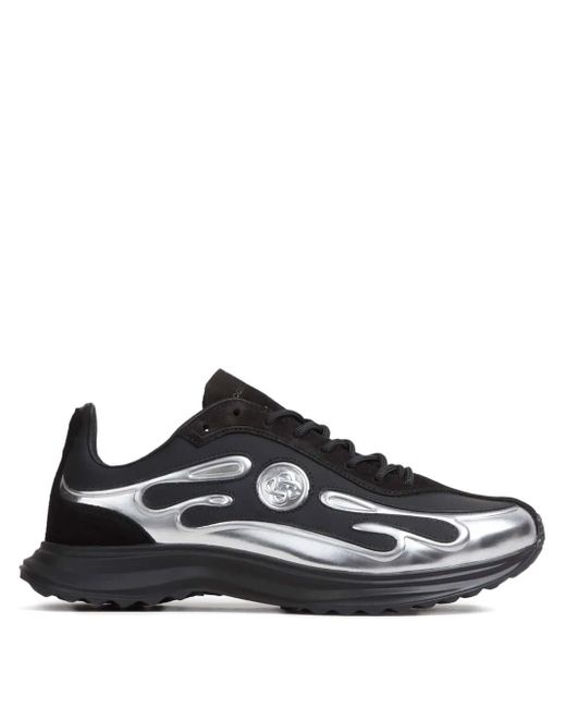 Casablanca Sneakers Met Vlammenapplicatie in het Black voor heren