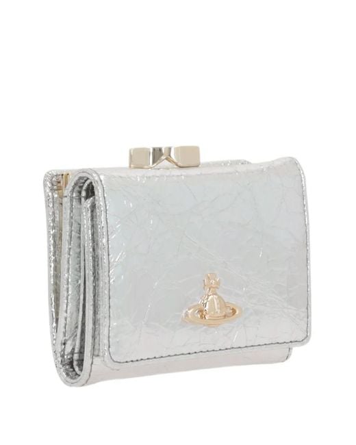 Portafoglio Frame Piccolo di Vivienne Westwood in Gray