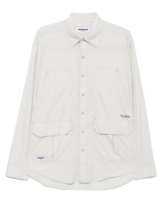 メンズ Chocoolate ロゴ シャツ White