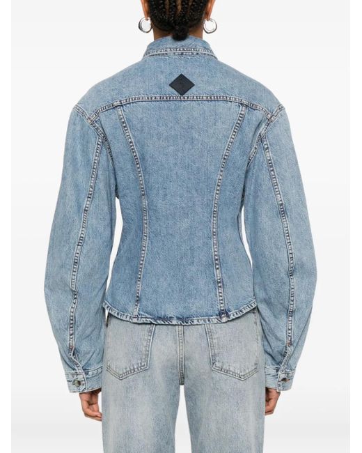 Haikure Blue Button-Up Denim Jacket