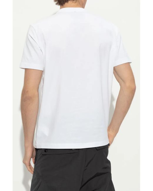 Iceberg White X Garfield Graphic-Print T-Shirt for men