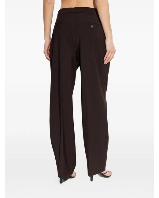 Lacoste Black Pantalon À Design Plissé