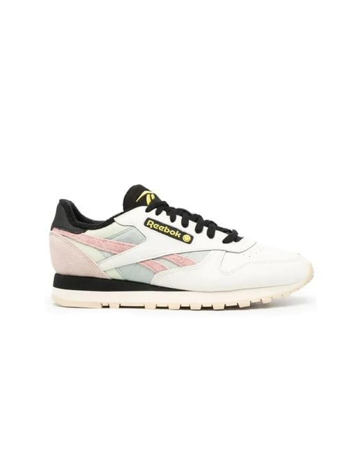 Baskets En Cuir De Veau Reebok en coloris White