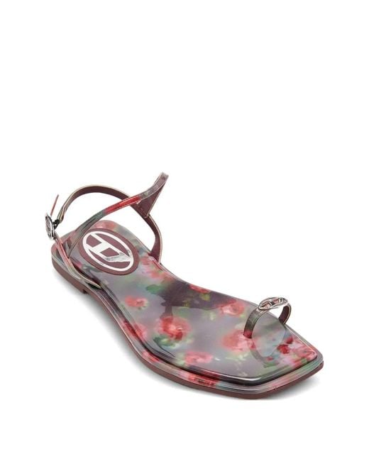 DIESEL White D-Amber Infra 0 Sandals