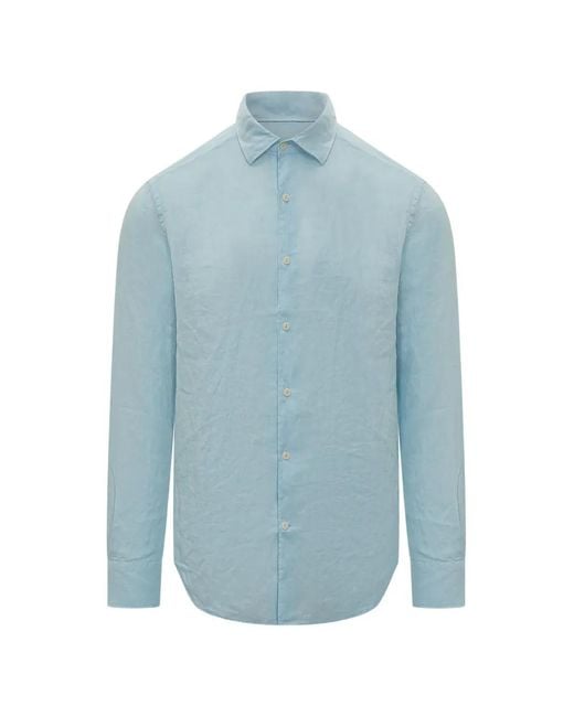 Mc2 Saint Barth Blue Pamplona Shirt for men