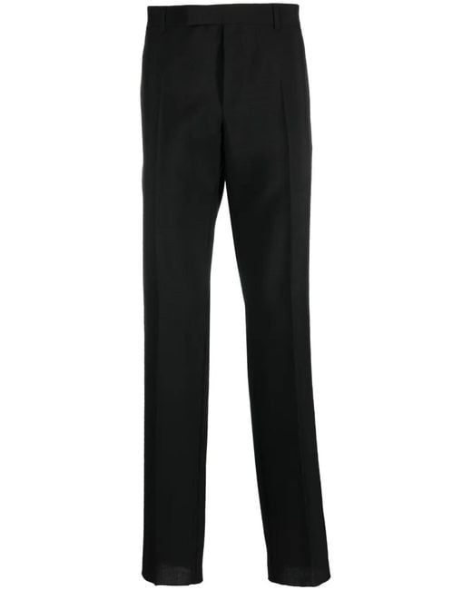 Versace Straight Broek in het Black voor heren