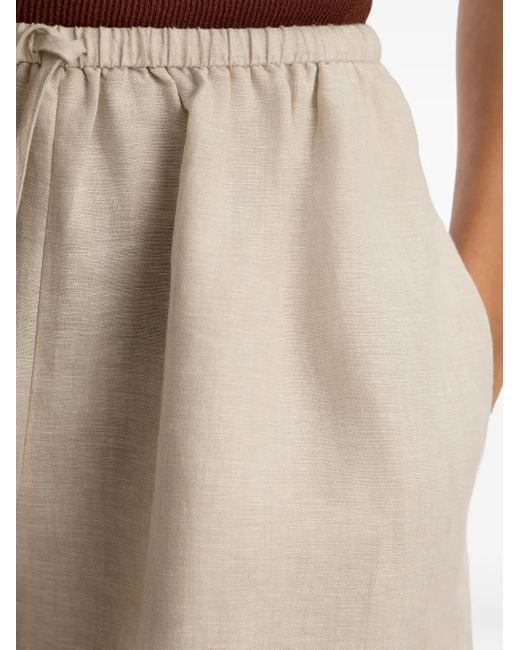 12 STOREEZ Natural Drawstring Knee-lenght Shorts