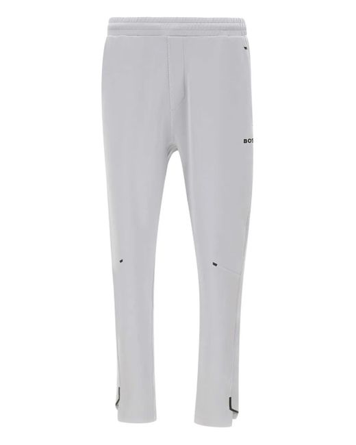 Boss Trainingsbroek Met Logo in het Gray voor heren