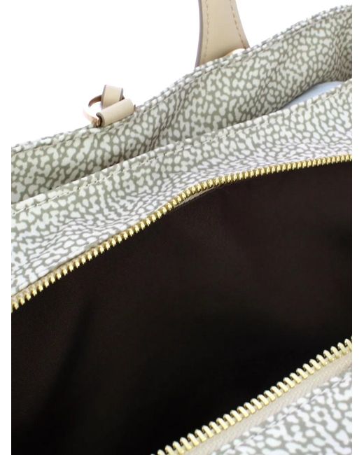 Borsa Tote di Borbonese in White