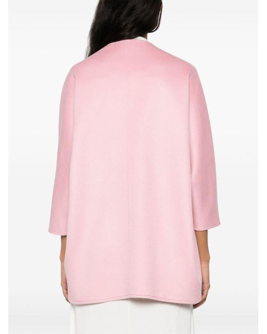 Kiton Pink Tied-waist Cashmere Jacket