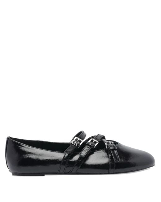 Ballerines En Cuir MICHAEL Michael Kors en coloris Black
