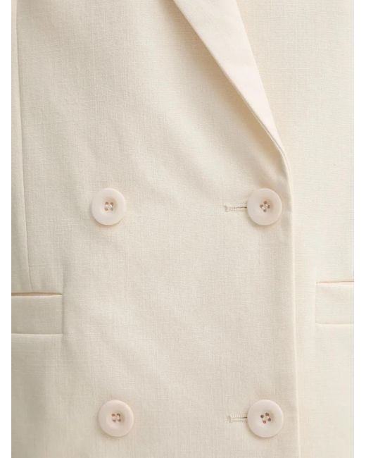 Blazer con doble botonadura A.P.C. de color Natural