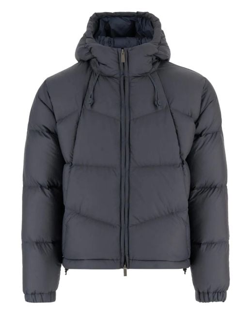 K-Way Gray Zip-Up Hooded Jacket for men