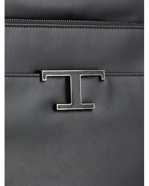 Tod's Black Medium T Timeless Backpack for men