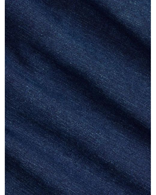 Camicia A Maniche Lunghe di RRL in Blue da Uomo