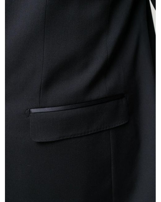 Dolce & Gabbana Blue Martini-Fit Wool-Silk Tuxedo Suit for men