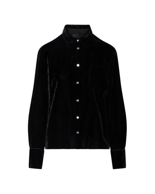 Liu Jo Black Velvet Shirt