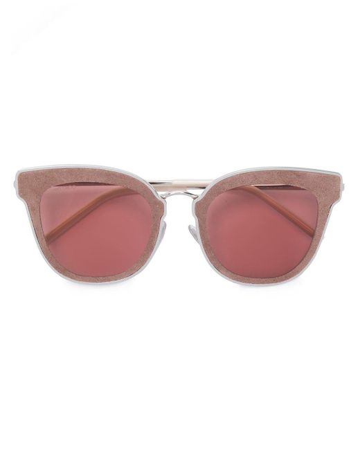 Nile sunglasses Jimmy Choo en coloris Pink