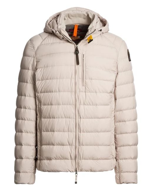 Parajumpers Natural Last Minute Hooded Quilted Jacket for men