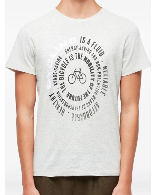 Osklen T-Shirt mit grafischem Print in White für Herren