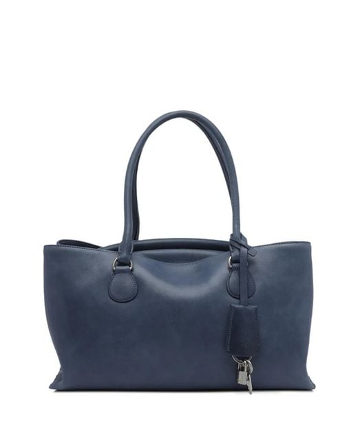 Borsa Tote Shell Brot di OSOI in Blue