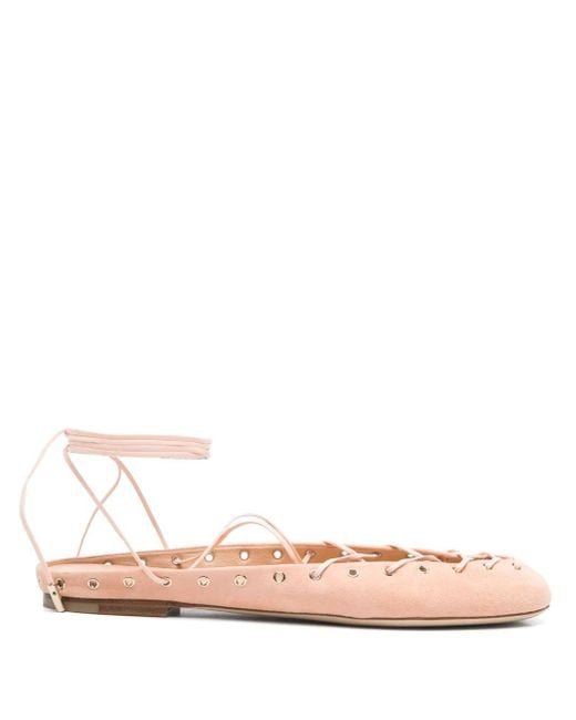 Chloé Pink Chloé Ghilies Ballet Shoes