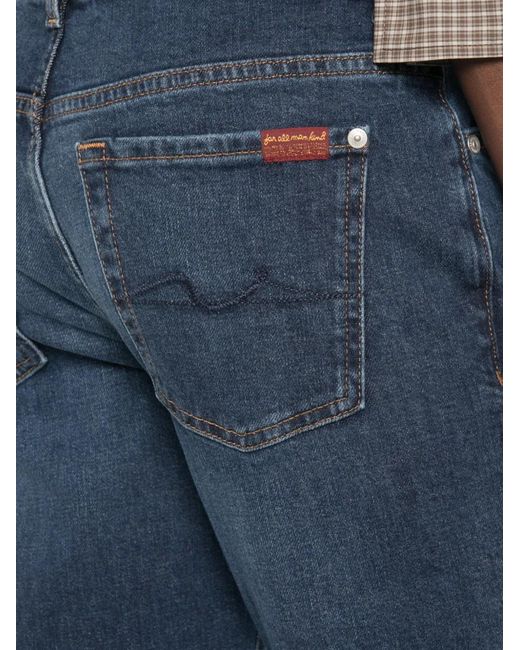Vaqueros Rectos Seven7 de color Blue